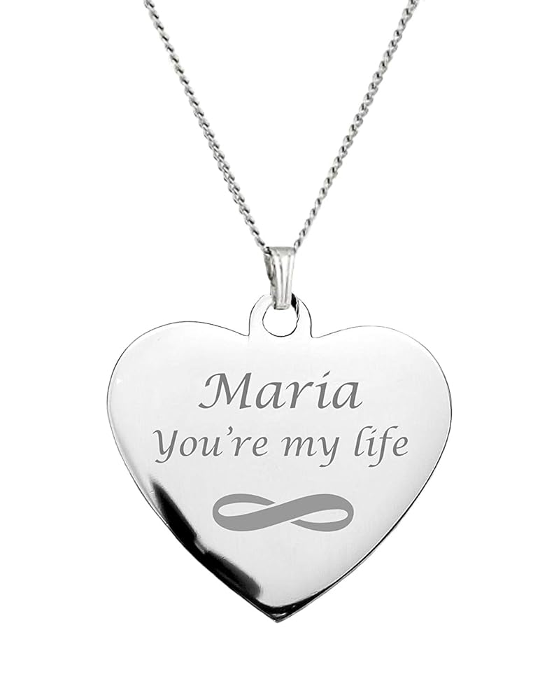 アクセサリー ENGRAVED HEART PENDANT (SILVER) Sterling Silver Initial Z Heart Necklace: Engraved Charm - Etsy